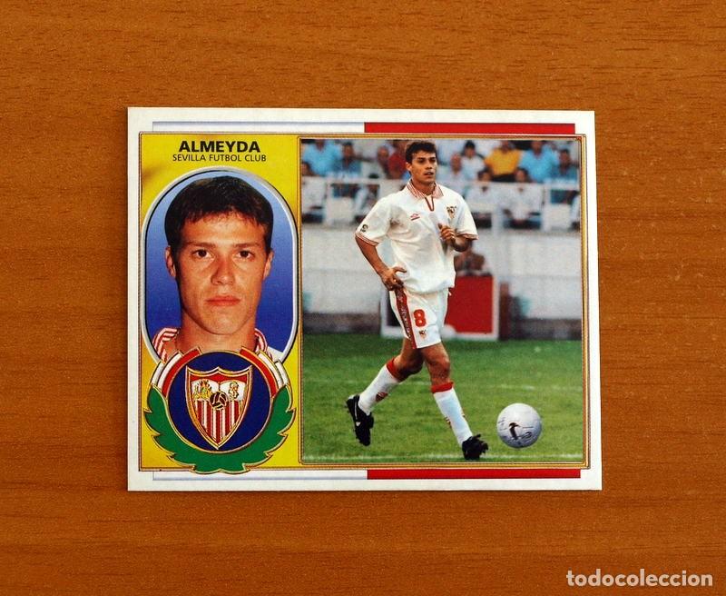 Cromos de f&uacute;tbol: Sevilla - Almeyda - Coloca - Ediciones Este Liga 1996-1997, 96-97 - Nunca pegado