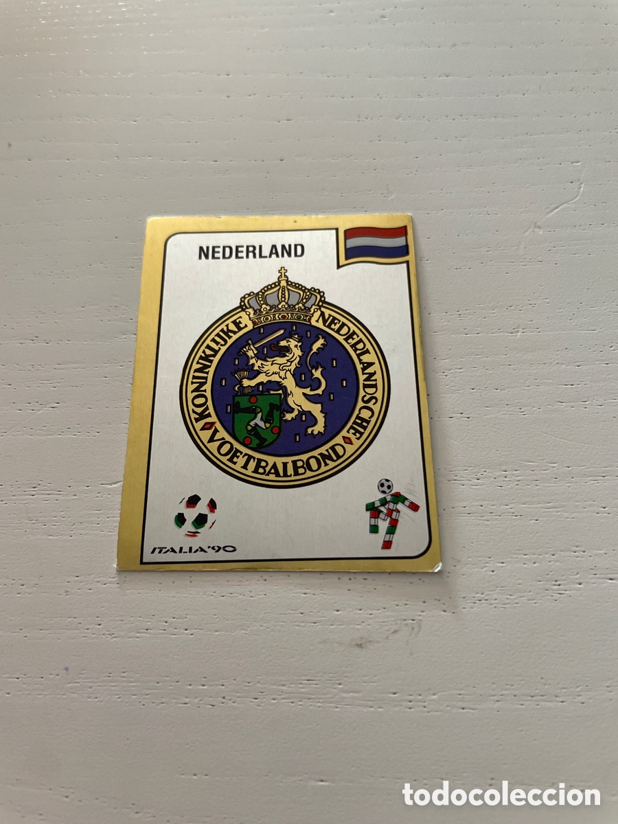 Cromos de f&uacute;tbol: ITALIA 90 cromo 401 NEDERLAND sin pegar Panini