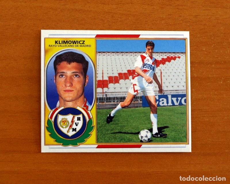 Cromos de f&uacute;tbol: Rayo Vallecano - Klimowicz - COLOCA - Ediciones Este Liga 1996-1997, 96-97 - Nunca Pegado