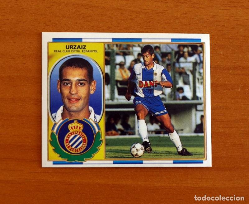 Cromos de f&uacute;tbol: R.C.D. Espa&ntilde;ol, Espanyol - Urzaiz - BAJA - Ediciones Este Liga 1996-1997, 96-97 - Nunca pegado