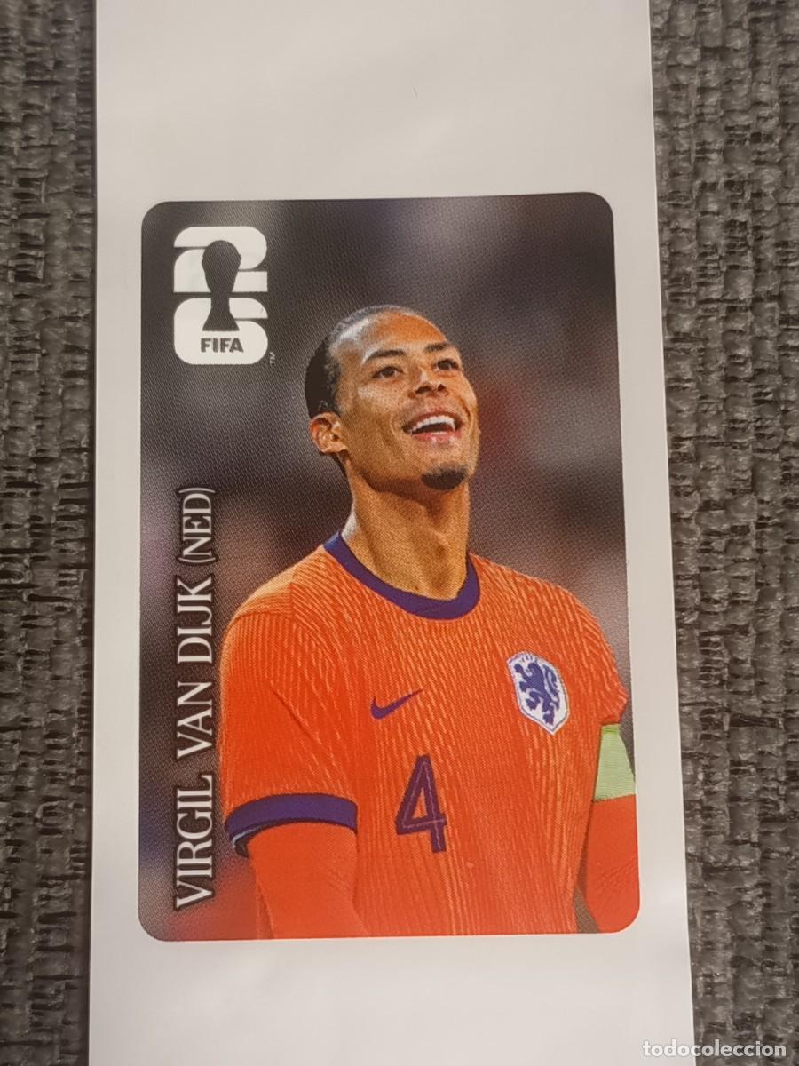 Cromos de f&uacute;tbol: VIRGIL VAN DIJK STICKER PROMOCI&Oacute;N COCA COLA MUNDIAL 2026 PANINI FIFA WORLD CUP NUEVO