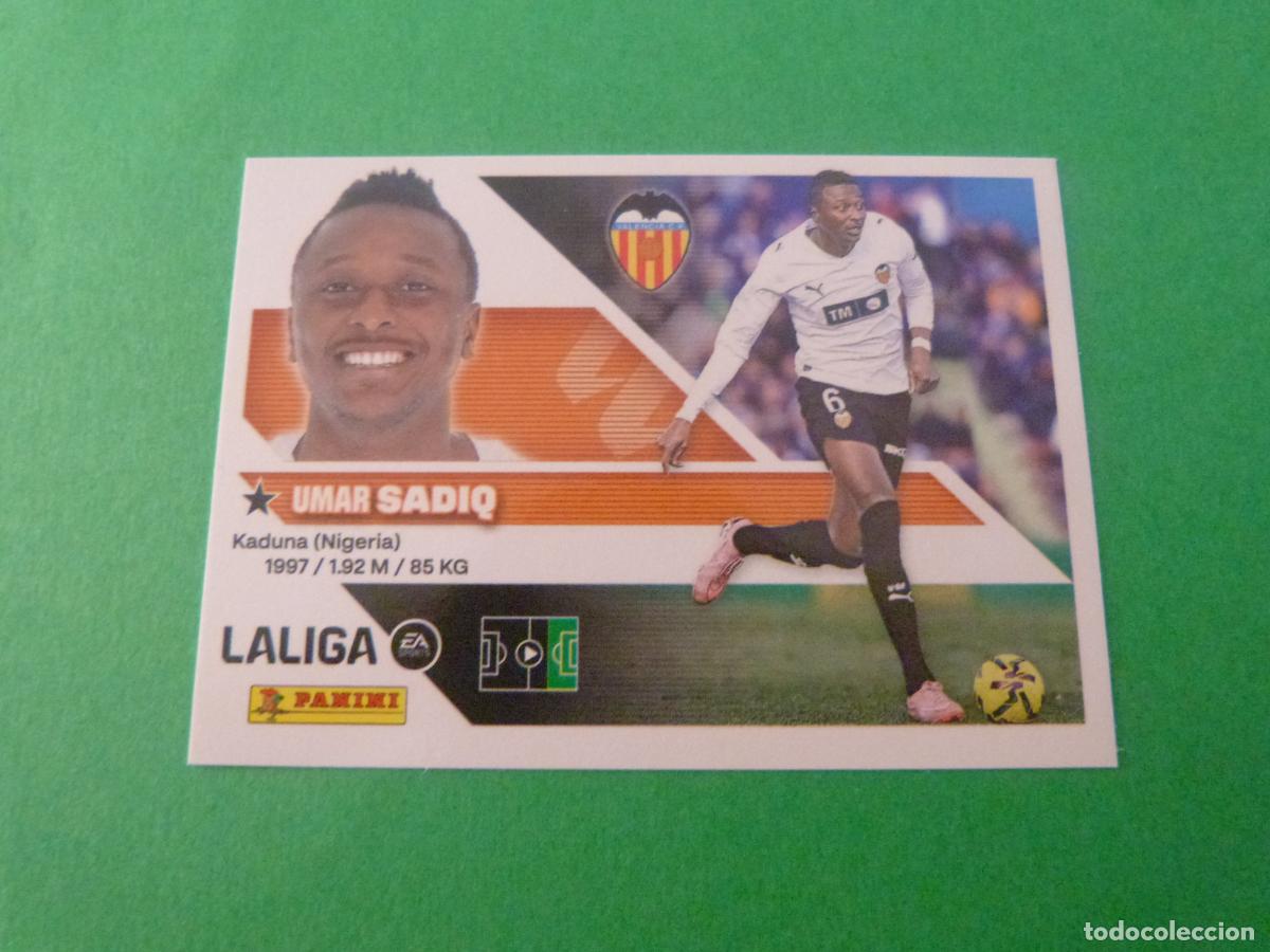 Cromos de f&uacute;tbol: CROMO FUTBOL SADIQ VALENCIA C.F. SIN PEGAR N&ordm; 20 A LIGA ESTE 2026-2027/26-27