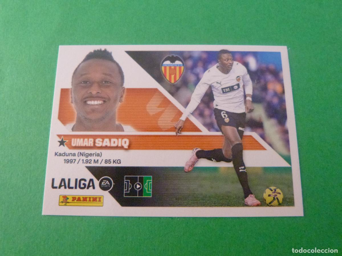 Cromos de f&uacute;tbol: CROMO FUTBOL SADIQ VALENCIA C.F. SIN PEGAR N&ordm; 20 A LIGA ESTE 2026-2027/26-27