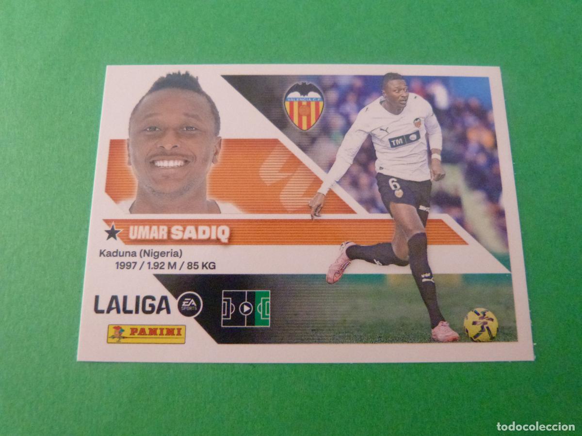 Cromos de f&uacute;tbol: CROMO FUTBOL SADIQ VALENCIA C.F. SIN PEGAR N&ordm; 20 A LIGA ESTE 2026-2027/26-27