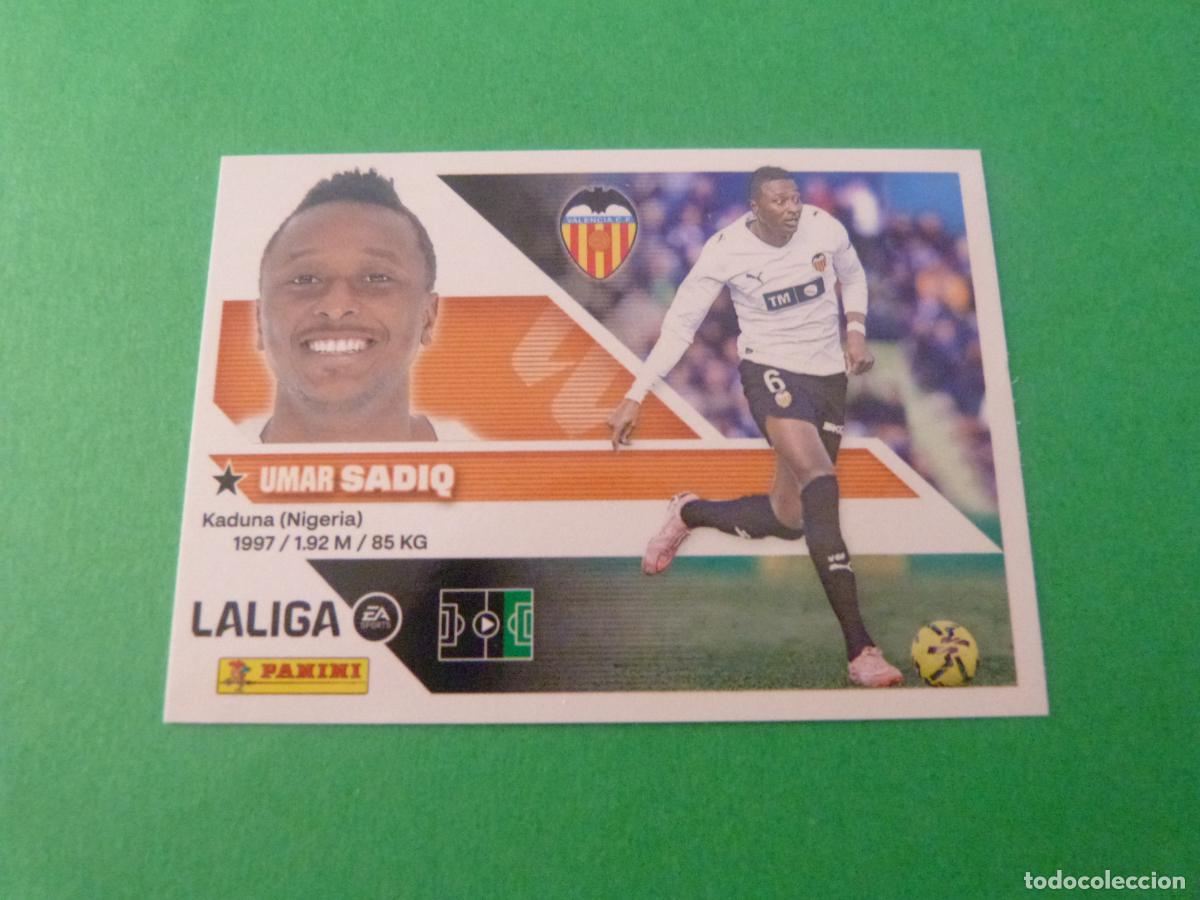 Cromos de f&uacute;tbol: CROMO FUTBOL SADIQ VALENCIA C.F. SIN PEGAR N&ordm; 20 A LIGA ESTE 2026-2027/26-27