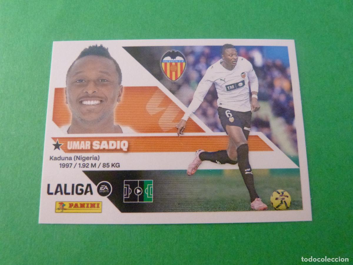 Cromos de f&uacute;tbol: CROMO FUTBOL SADIQ VALENCIA C.F. SIN PEGAR N&ordm; 20 A LIGA ESTE 2026-2027/26-27