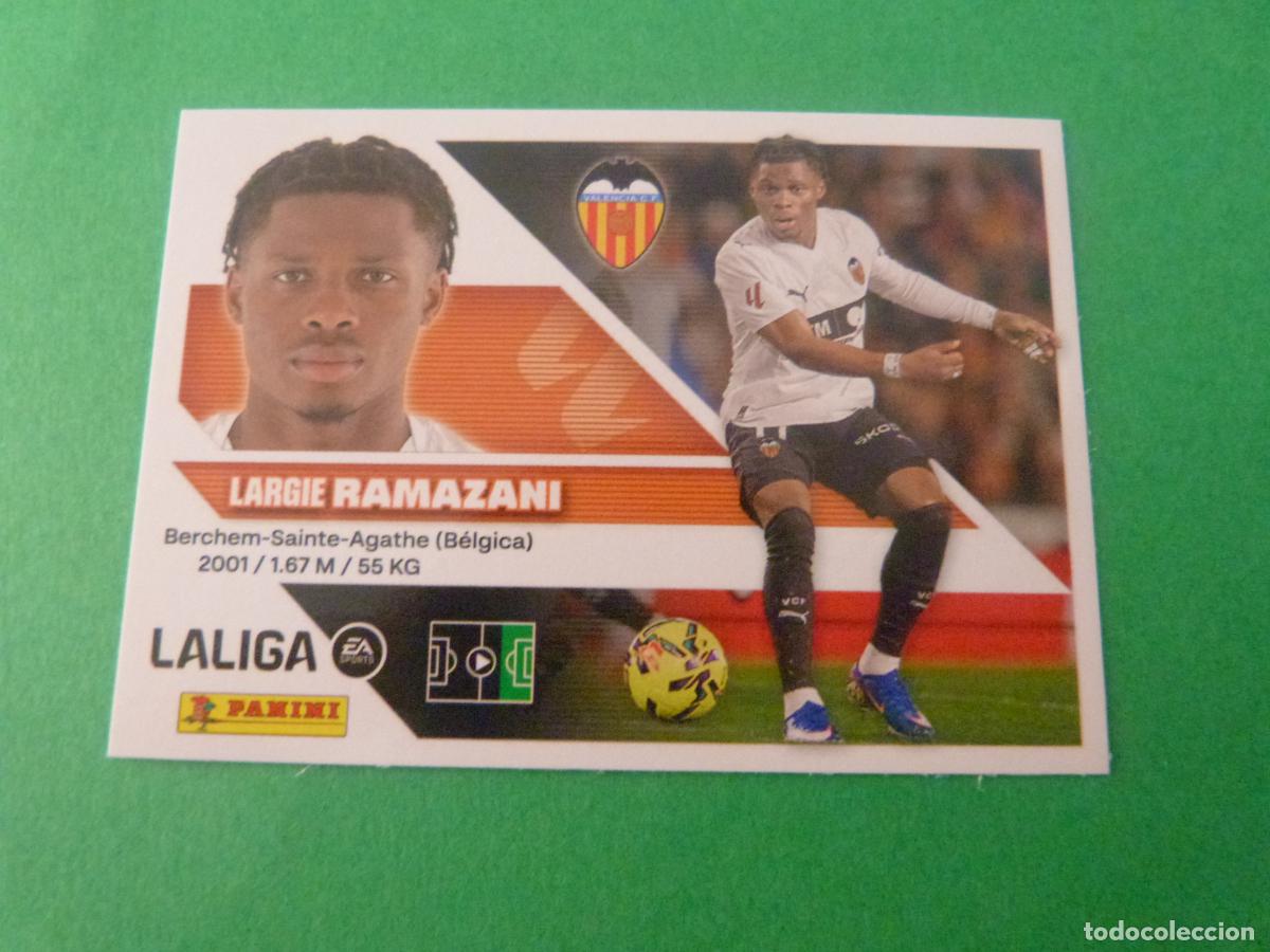 Cromos de f&uacute;tbol: CROMO FUTBOL RAMAZANI VALENCIA C.F. SIN PEGAR N&ordm; 19 LIGA ESTE 2026-2027/26-27