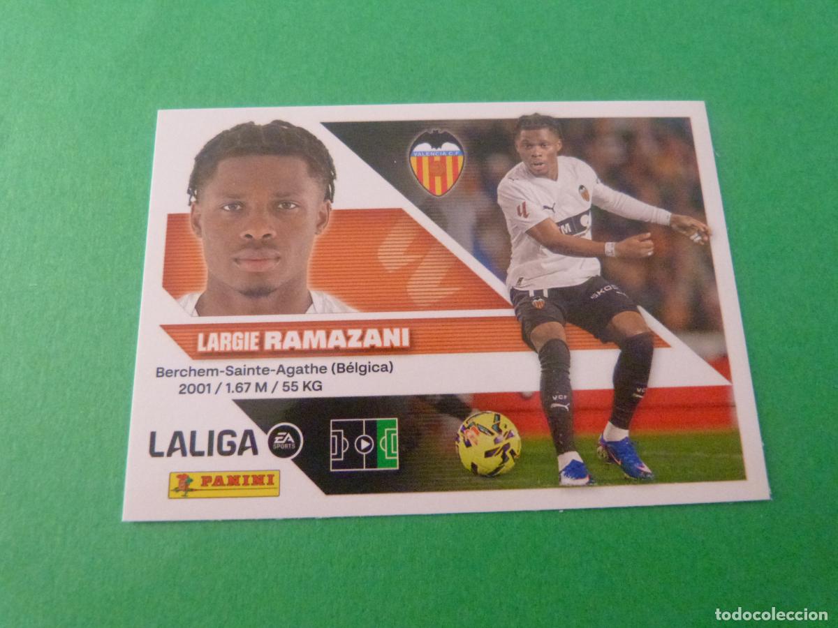 Cromos de f&uacute;tbol: CROMO FUTBOL RAMAZANI VALENCIA C.F. SIN PEGAR N&ordm; 19 LIGA ESTE 2026-2027/26-27
