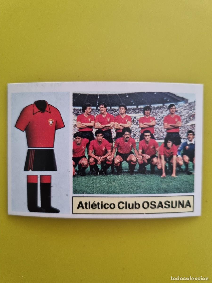 Fu&szlig;ball-Sticker: CROMO DE FUTBOL LIGA ESTE ALINEACION OSASUNA NUNCA PEGADO SIN PEGAR 82 83 1982 1983 AR826