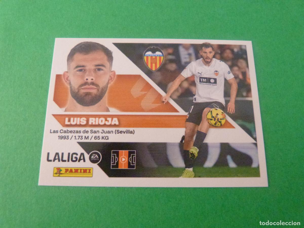 Fu&szlig;ball-Sticker: CROMO FUTBOL LUIS RIOJA VALENCIA C.F. SIN PEGAR N&ordm; 14 LIGA ESTE 2026-2027/26-27