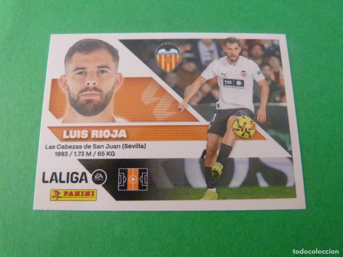 Fu&szlig;ball-Sticker: CROMO FUTBOL LUIS RIOJA VALENCIA C.F. SIN PEGAR N&ordm; 14 LIGA ESTE 2026-2027/26-27