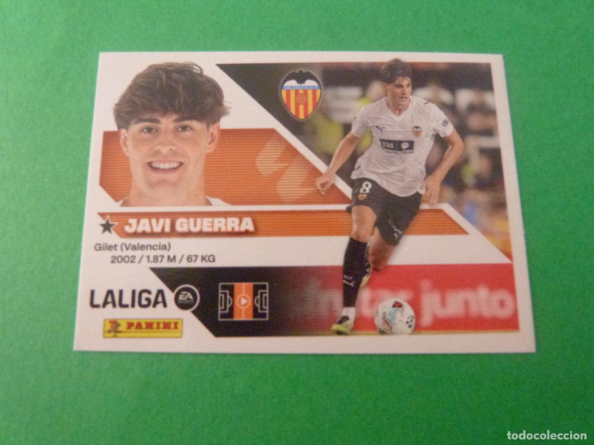 Fu&szlig;ball-Sticker: CROMO FUTBOL JAVI GUERRA VALENCIA C.F. SIN PEGAR N&ordm; 13 LIGA ESTE 2026-2027/26-27