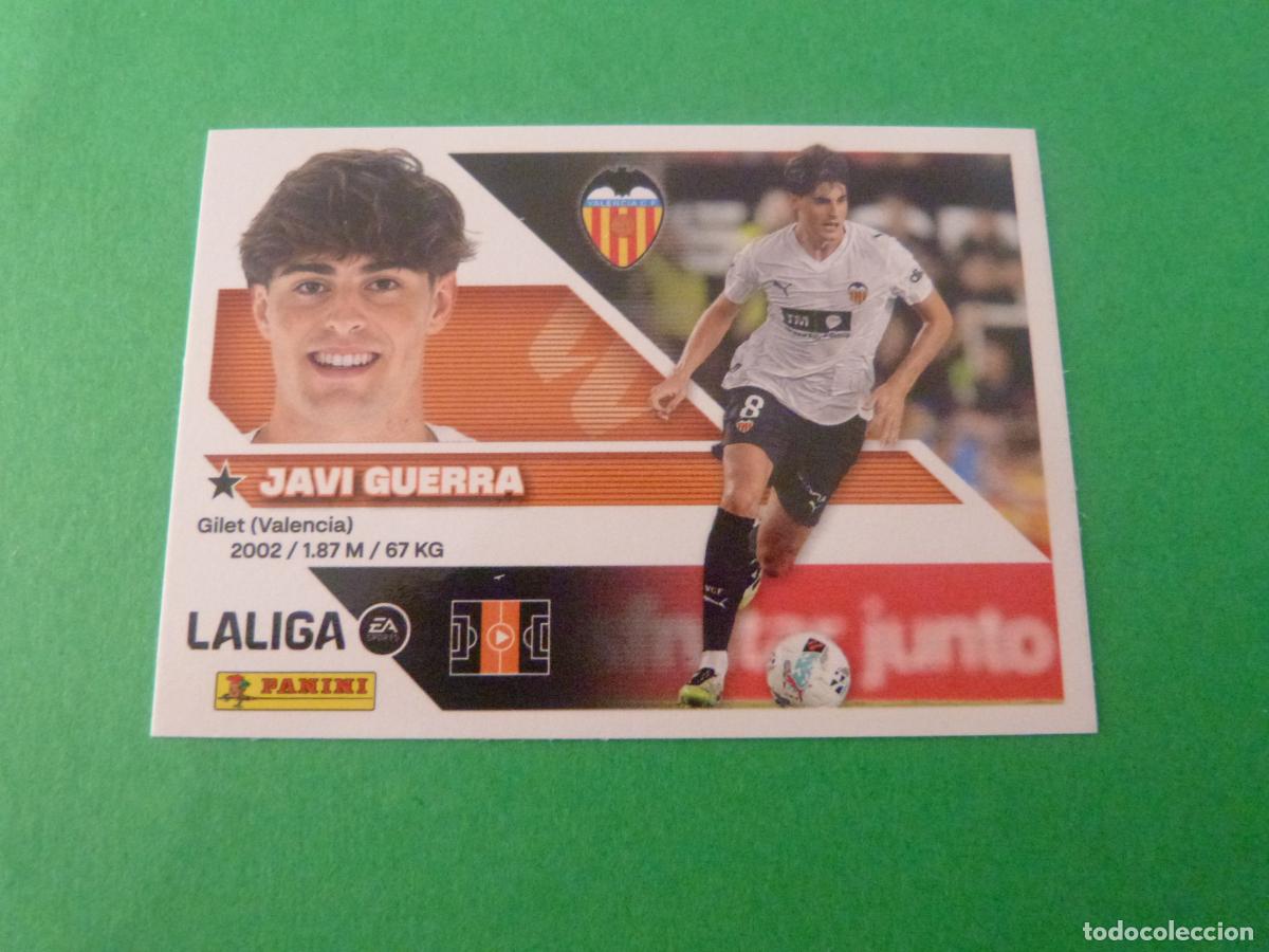 Fu&szlig;ball-Sticker: CROMO FUTBOL JAVI GUERRA VALENCIA C.F. SIN PEGAR N&ordm; 13 LIGA ESTE 2026-2027/26-27