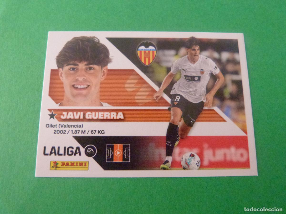 Fu&szlig;ball-Sticker: CROMO FUTBOL JAVI GUERRA VALENCIA C.F. SIN PEGAR N&ordm; 13 LIGA ESTE 2026-2027/26-27