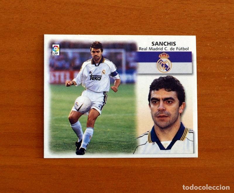 Fu&szlig;ball-Sticker: Real Madrid - Sanchis - Ediciones Este Liga 1999-2000, 99-00 - Nunca Pegado