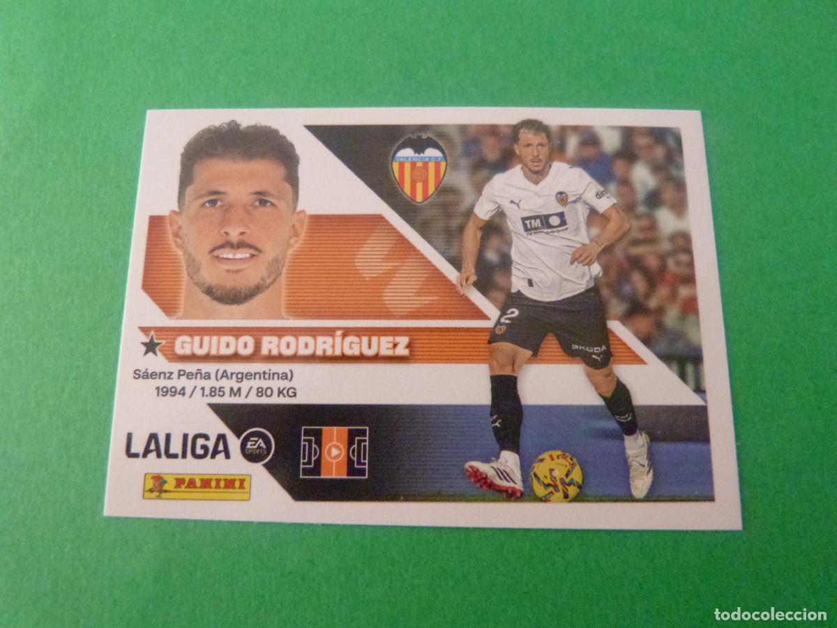 Fu&szlig;ball-Sticker: CROMO FUTBOL GUIDO RODRIGUEZ VALENCIA C.F. SIN PEGAR N&ordm; 12 LIGA ESTE 2026-2027/26-27