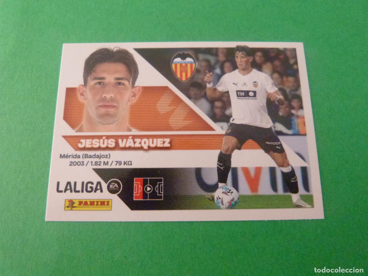 Figurine di Calcio: CROMO FUTBOL JESUS VAZQUEZ VALENCIA C.F. SIN PEGAR N&ordm; 10 LIGA ESTE 2026-2027/26-27