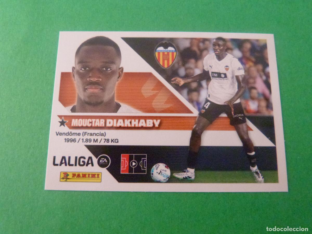 Figurine di Calcio: CROMO FUTBOL DIAKHABY VALENCIA C.F. SIN PEGAR N&ordm; 8 B LIGA ESTE 2026-2027/26-27