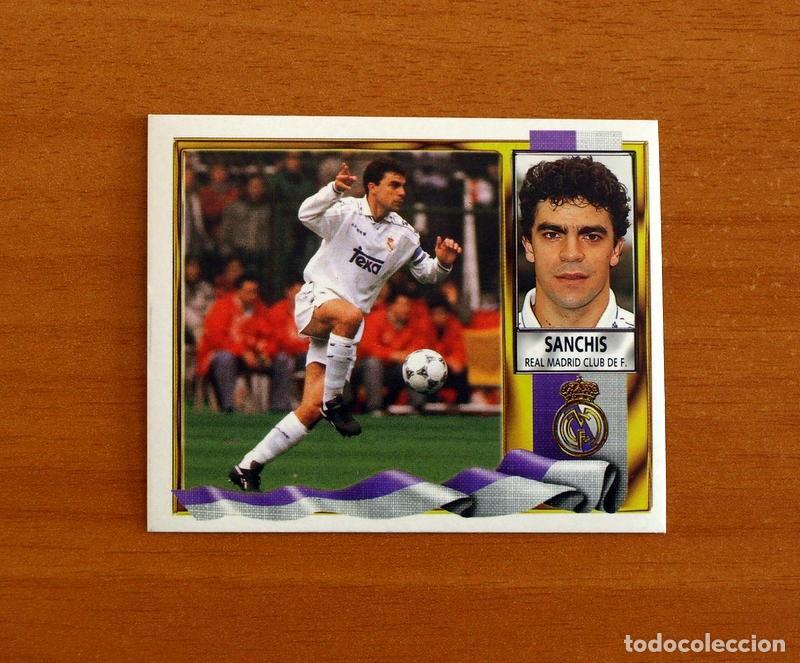 Figurine di Calcio: Real Madrid - Sanchis - Ediciones Este Liga 1995-1996, 95-96 - Nunca Pegado