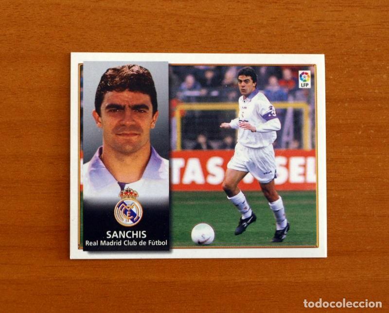 Football Stickers: Real Madrid - Sanchis - Ediciones Este Liga 1998-1999, 98-99 - Nunca Pegado