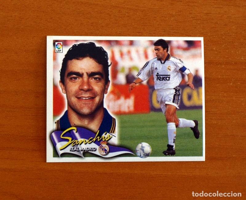 Football Stickers: Real Madrid - Sanchis - Ediciones Este Liga 2000-2001, 00-01 - Nunca Pegado