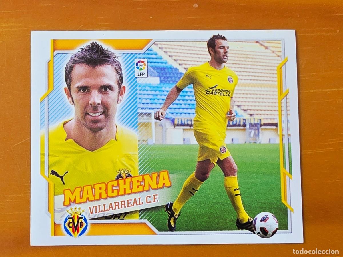 Football Stickers: 4 B Marchena, Villarreal CF, Coloca, Panini Ediciones Liga Este 2010 2011 10 11