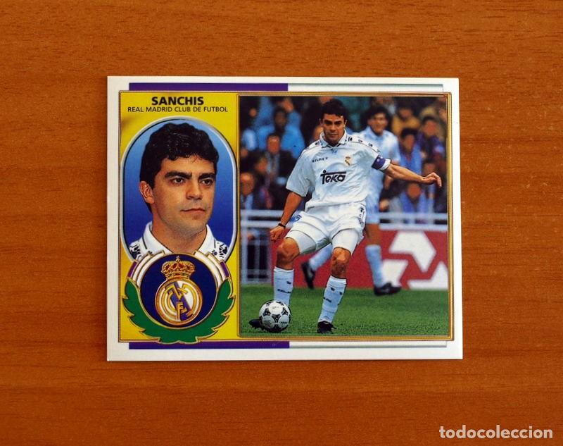 Fu&szlig;ball-Sticker: Real Madrid - Sanchis - Ediciones Este Liga 1996-1997, 96-97 - Nunca Pegado