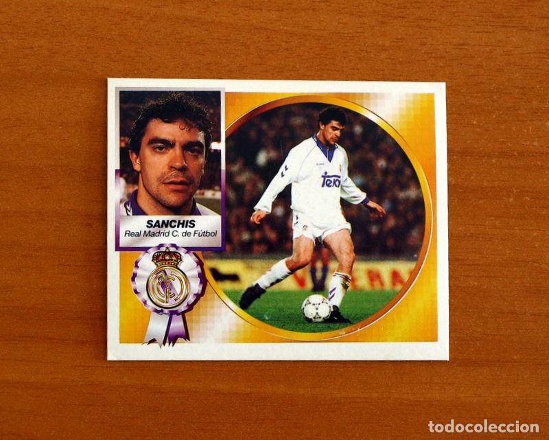 Fu&szlig;ball-Sticker: Real Madrid - Sanchis - Ediciones Este Liga 1994-1995, 94-95 - Nunca Pegado