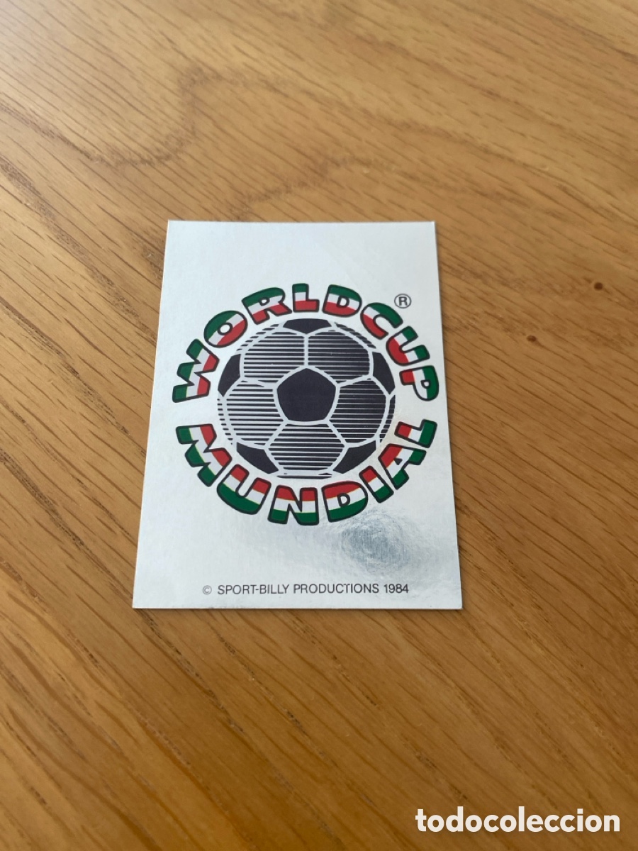 Cromos de f&uacute;tbol: Cromo panini mundial Mexico 86 n&uacute;mero 1 logo - Sticker album world cup 1986