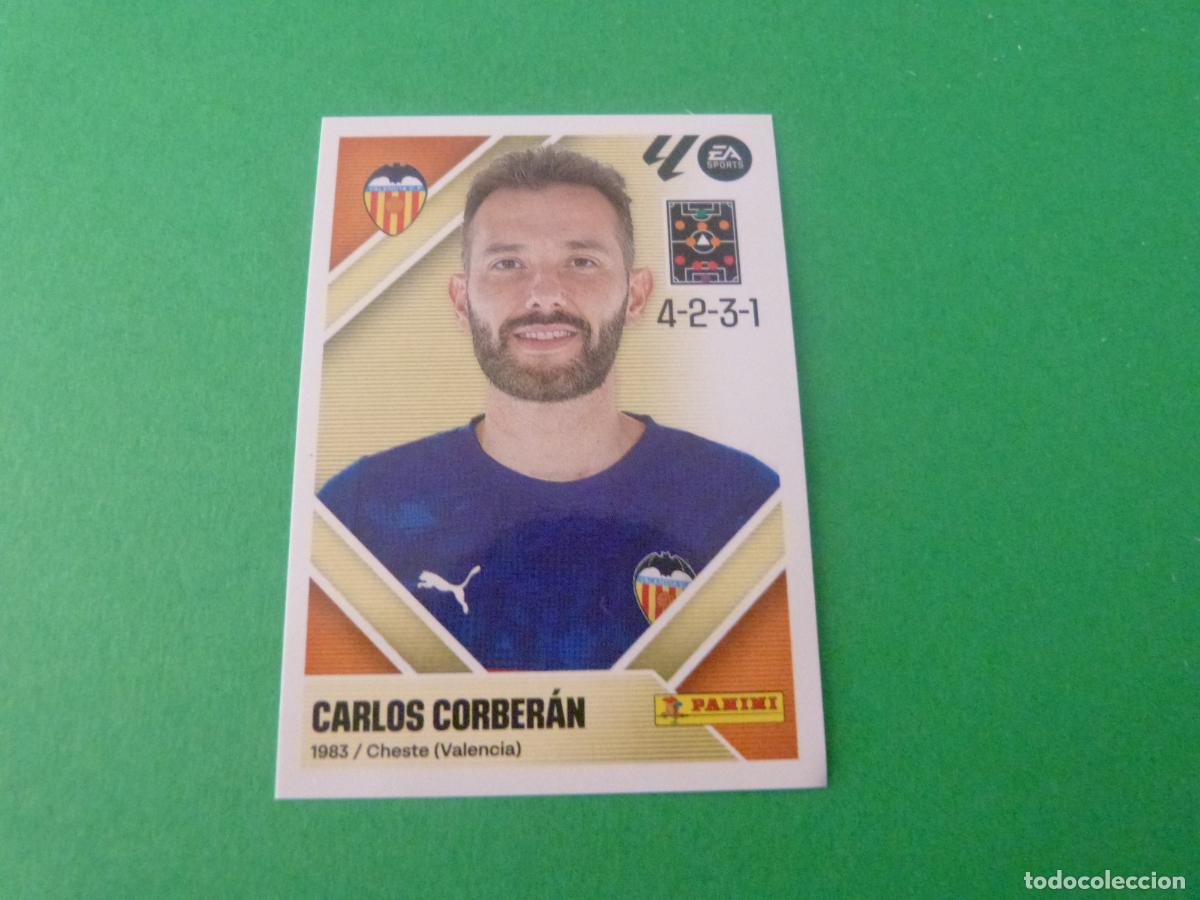 Cromos de f&uacute;tbol: CROMO FUTBOL CARLOS CORBERAN VALENCIA C.F. SIN PEGAR N&ordm; 2 LIGA ESTE 2026-2027/26-27