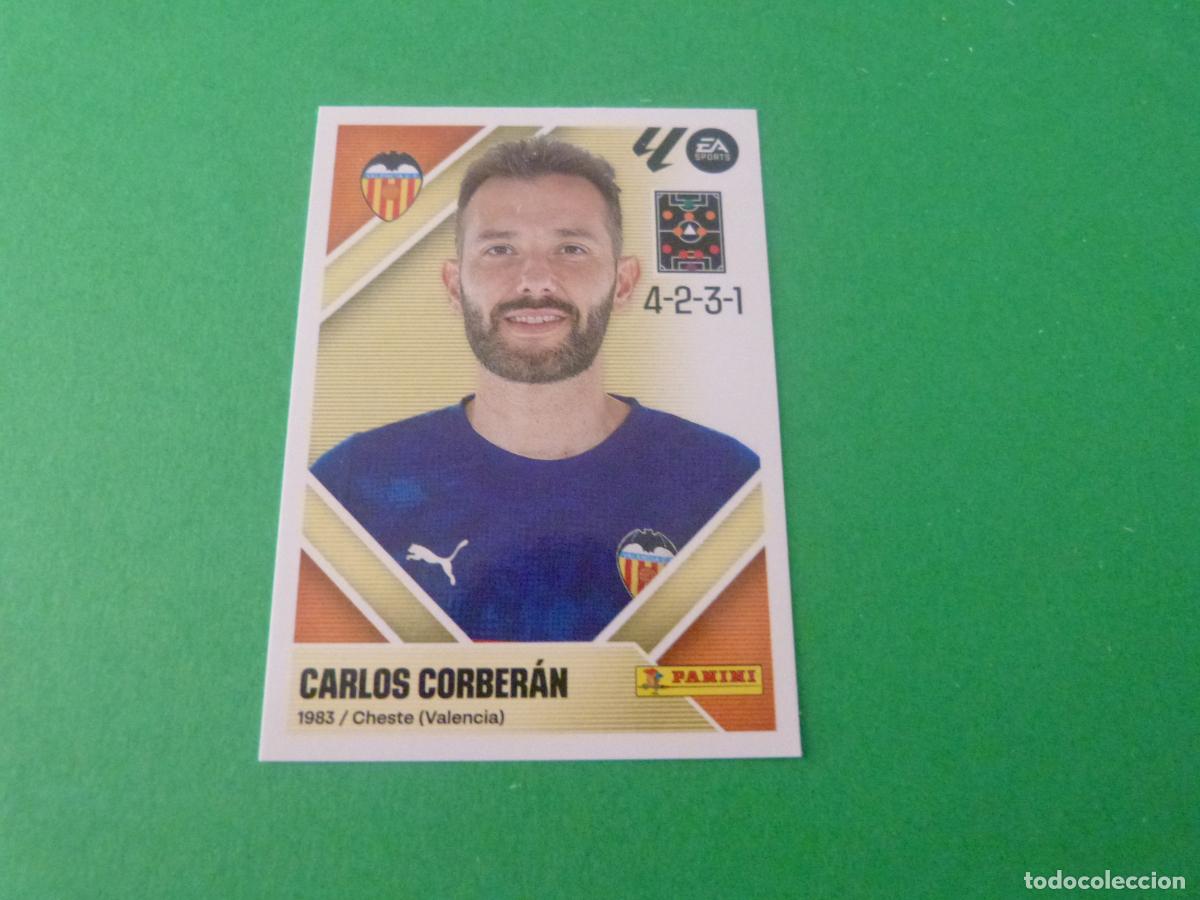 Cromos de f&uacute;tbol: CROMO FUTBOL CARLOS CORBERAN VALENCIA C.F. SIN PEGAR N&ordm; 2 LIGA ESTE 2026-2027/26-27