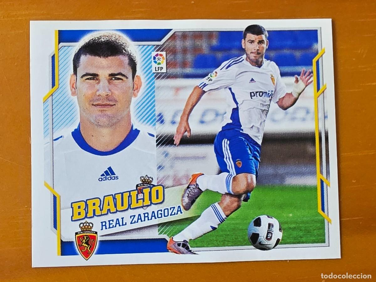 Fu&szlig;ball-Sticker: 14 B Braulio, Real Zaragoza, Coloca, Panini Ediciones Liga Este 2010 2011 10 11