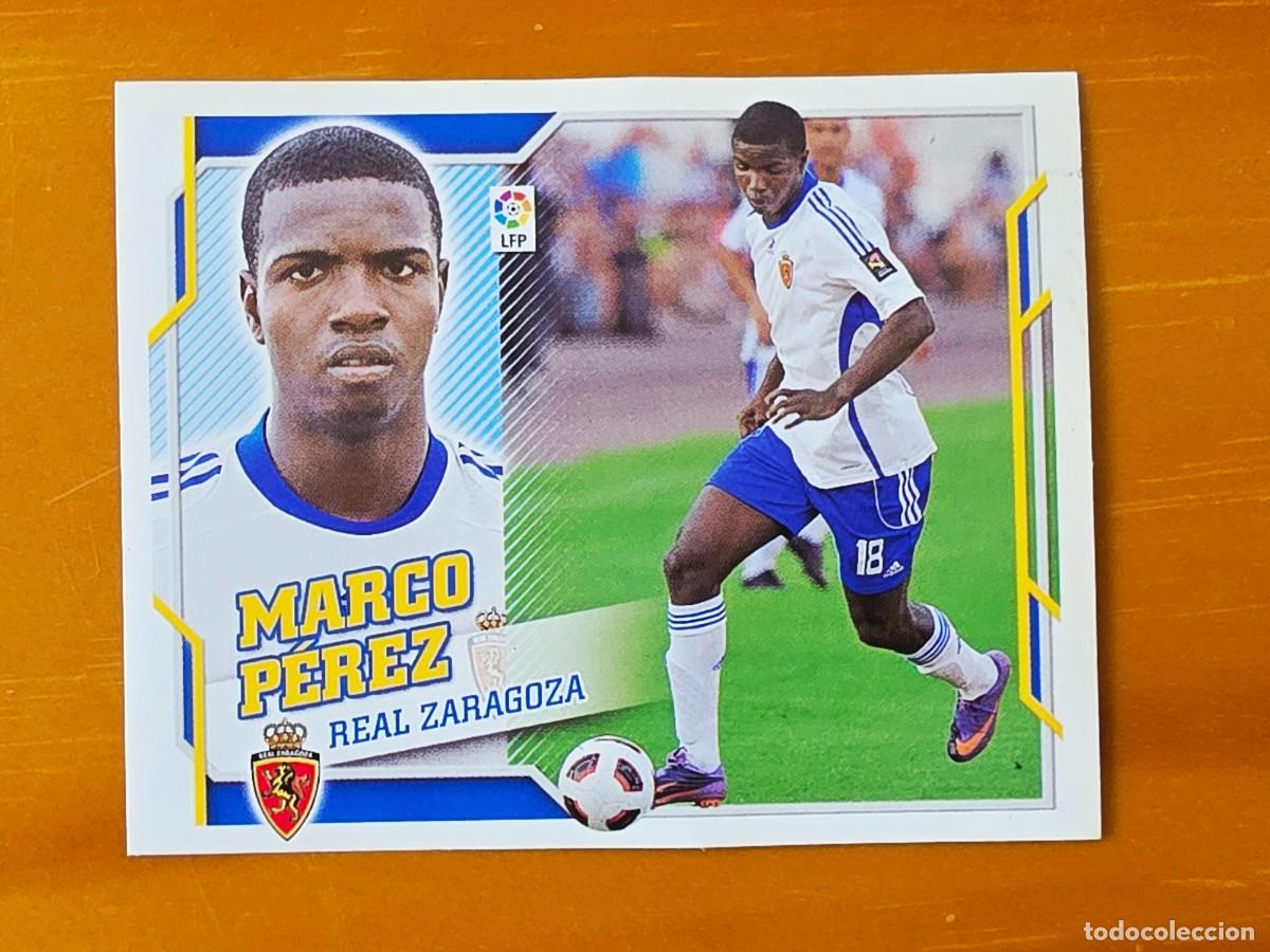 Figurine di Calcio: 16 B Marco P&eacute;rez, Real Zaragoza, Coloca, Panini Ediciones Liga Este 2010 2011 10 11