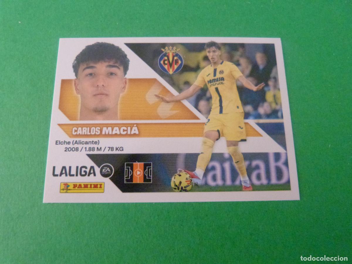 Cromos de f&uacute;tbol: CROMO FUTBOL MACIA VILLARREAL C.F. SIN PEGAR N&ordm; 13 LIGA ESTE 2026-2027/26-27