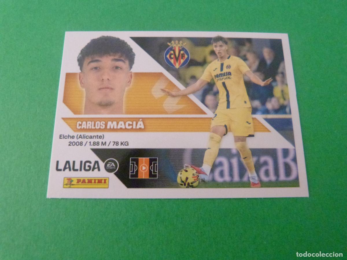 Cromos de f&uacute;tbol: CROMO FUTBOL MACIA VILLARREAL C.F. SIN PEGAR N&ordm; 13 LIGA ESTE 2026-2027/26-27