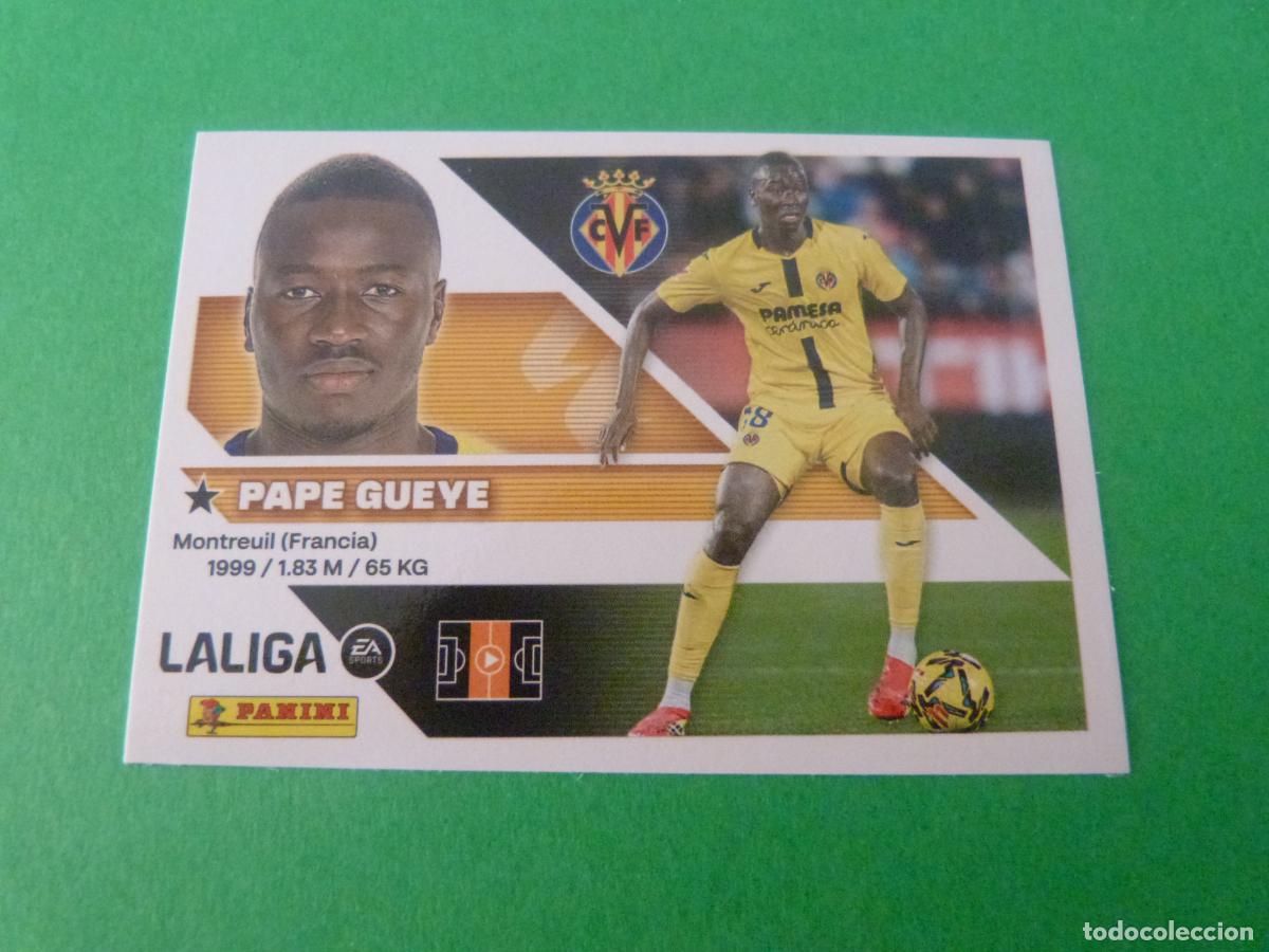 Cromos de f&uacute;tbol: CROMO FUTBOL PAPE GUEYE VILLARREAL C.F. SIN PEGAR N&ordm; 11 LIGA ESTE 2026-2027/26-27