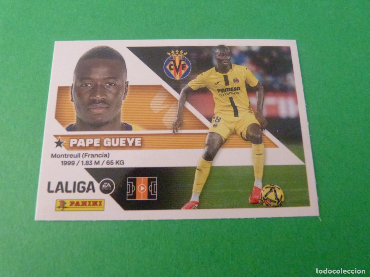 Cromos de f&uacute;tbol: CROMO FUTBOL PAPE GUEYE VILLARREAL C.F. SIN PEGAR N&ordm; 11 LIGA ESTE 2026-2027/26-27