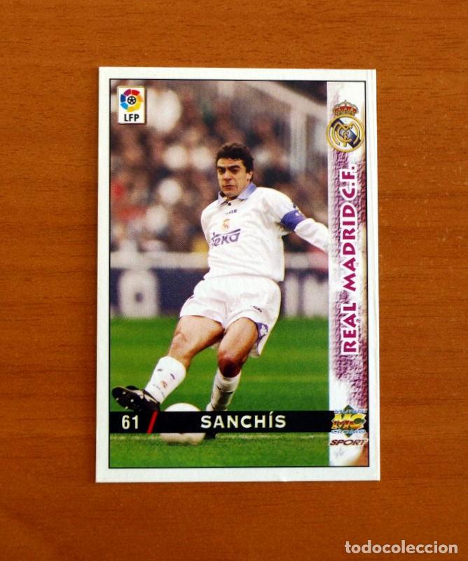 Cromos de f&uacute;tbol: Real Madrid -N&ordm; 61 Sanch&iacute;s -Mundicromo Las Fichas de la Liga 1998-1999-98-99
