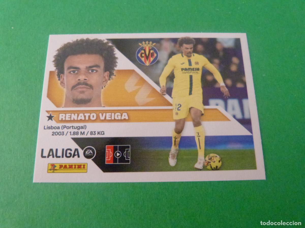Cromos de f&uacute;tbol: CROMO FUTBOL RENATO VEIGA VILLARREAL C.F. SIN PEGAR N&ordm; 9 LIGA ESTE 2026-2027/26-27
