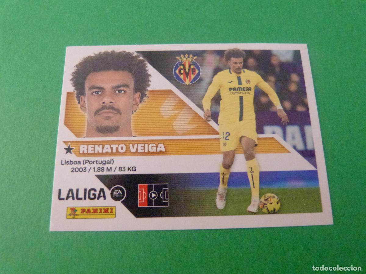 Cromos de f&uacute;tbol: CROMO FUTBOL RENATO VEIGA VILLARREAL C.F. SIN PEGAR N&ordm; 9 LIGA ESTE 2026-2027/26-27