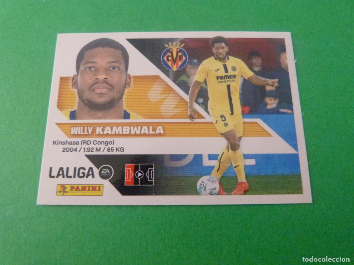 Fu&szlig;ball-Sticker: CROMO FUTBOL KAMBWALA VILLARREAL C.F. SIN PEGAR N&ordm; 8 A LIGA ESTE 2026-2027/26-27