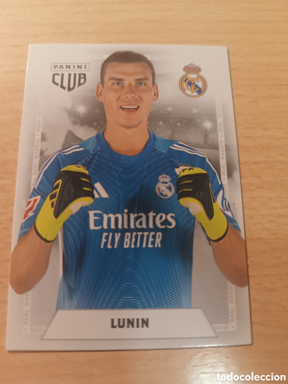 Cromos de f&uacute;tbol: 7 LUNIN REAL MADRID PANINI CLUB 2025 2026 25 26