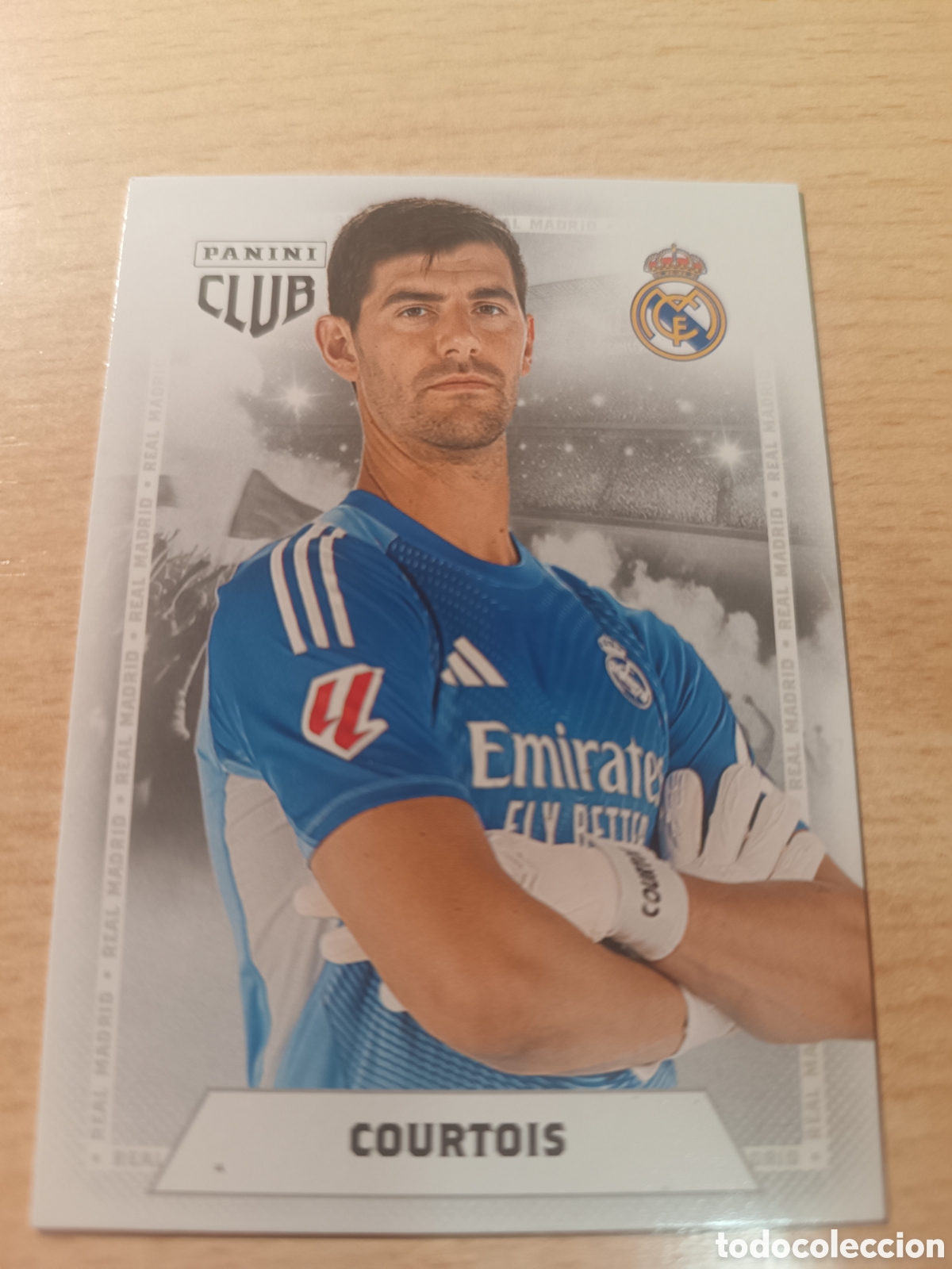 Cromos de f&uacute;tbol: 6 COURTOIS REAL MADRID PANINI CLUB 2025 2026 25 26