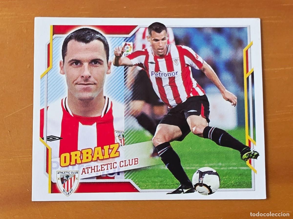 Cromos de f&uacute;tbol: 9 Orbaiz, Athletic Club de Bilbao, Panini Ediciones Liga Este 2010 2011 10 11