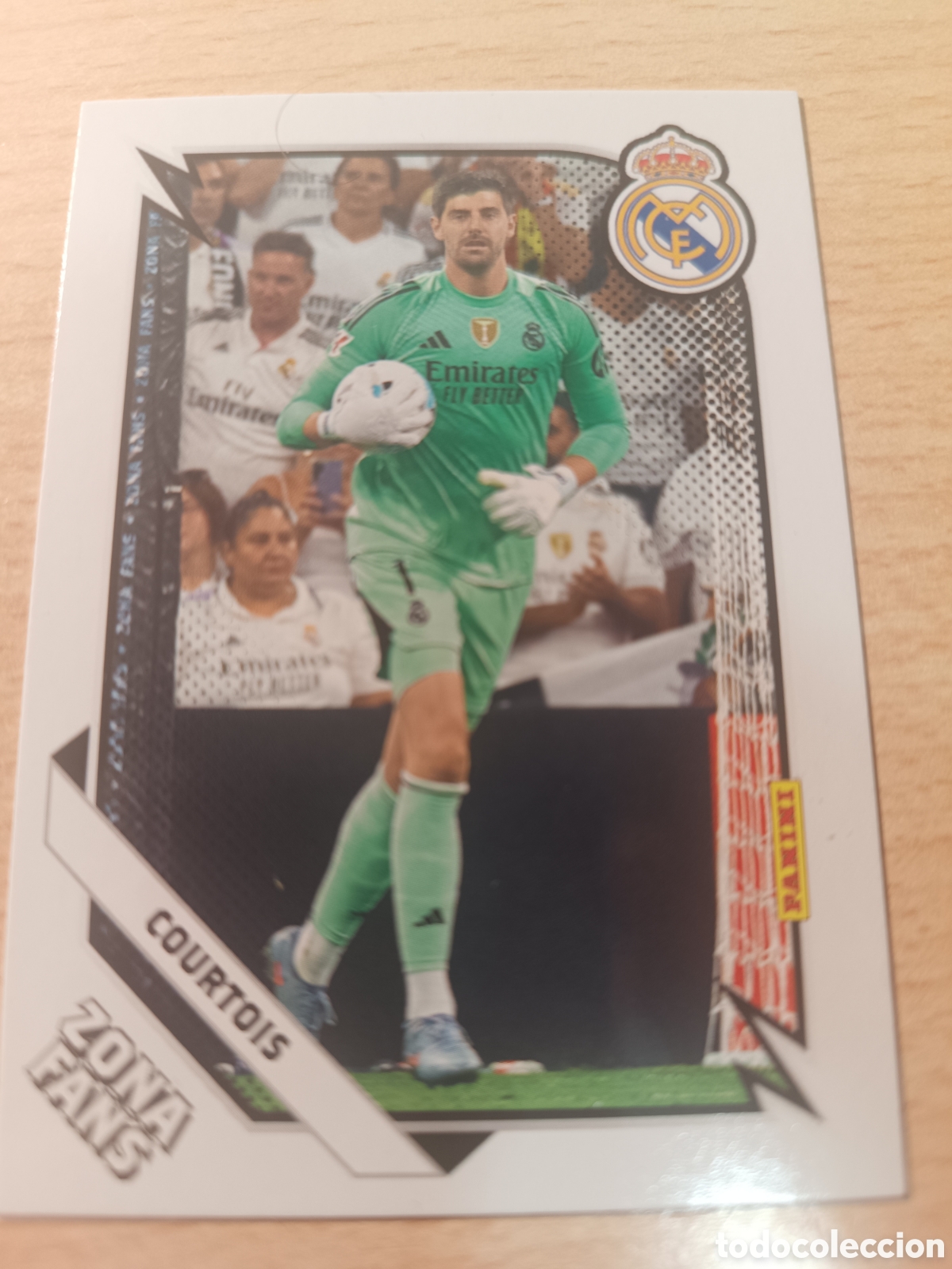 Cromos de f&uacute;tbol: 30 COURTOIS REAL MADRID ZONA FANS PANINI CLUB 2025 2026 25 26