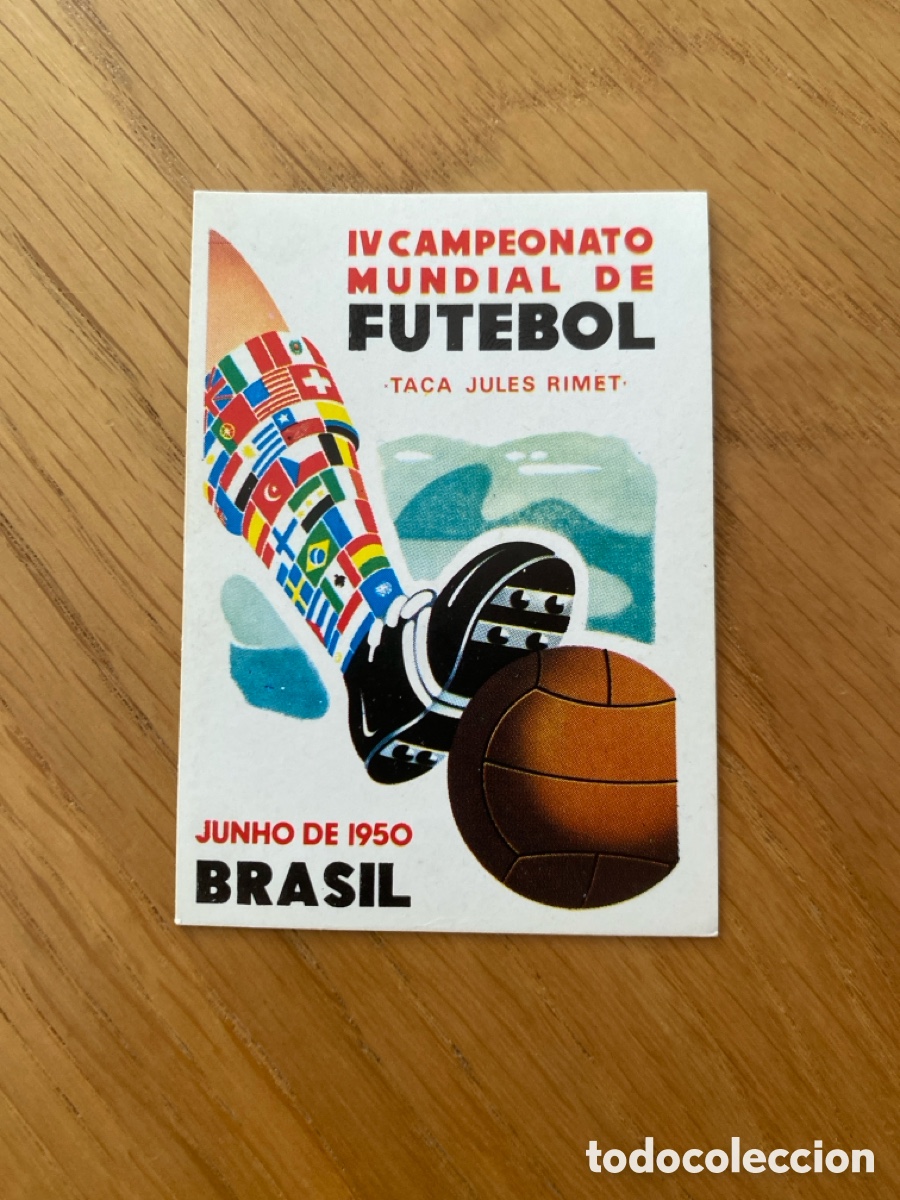 Cromos de f&uacute;tbol: Cromo panini mundial Mexico 86 n&uacute;mero 7 Brasil 1950 - Sticker album world cup 1986