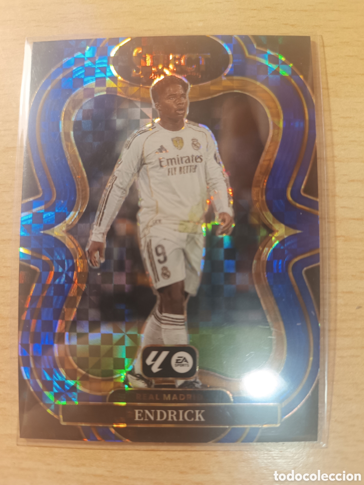 Cromos de f&uacute;tbol: 113 ENDRICK REAL MADRID BLUE PARALEL SELECT LA LIGA 2025 2026 PANINI 25 26 AZUL
