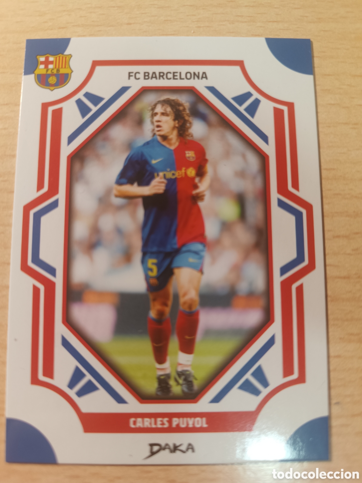 Cromos de f&uacute;tbol: FCB 27 B CARLES PUYOL FC BARCELONA DAKA AUDIENCE 2025 2026 25 26 27B
