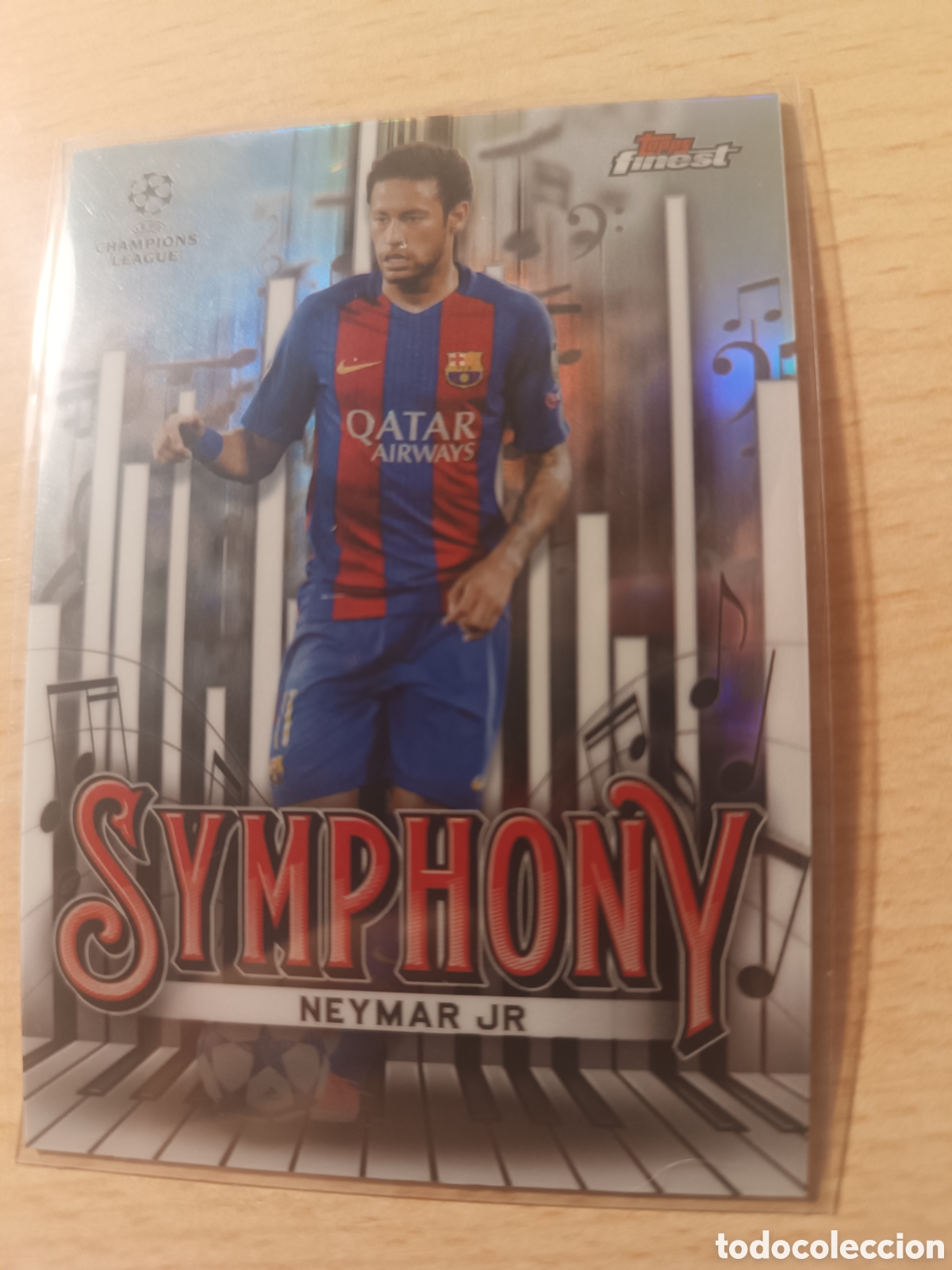 Cromos de f&uacute;tbol: SY 16 NEYMAR SYMPHONY FC BARCELONA TOPPS FINEST 2024 2025 24 25