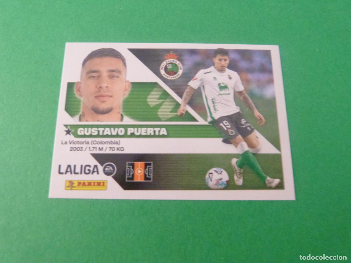 Cromos de f&uacute;tbol: CROMO FUTBOL GUSTAVO PUERTA RACING DE SANTANDER SIN PEGAR N&ordm; 12 LIGA ESTE 2026-2027/26-27